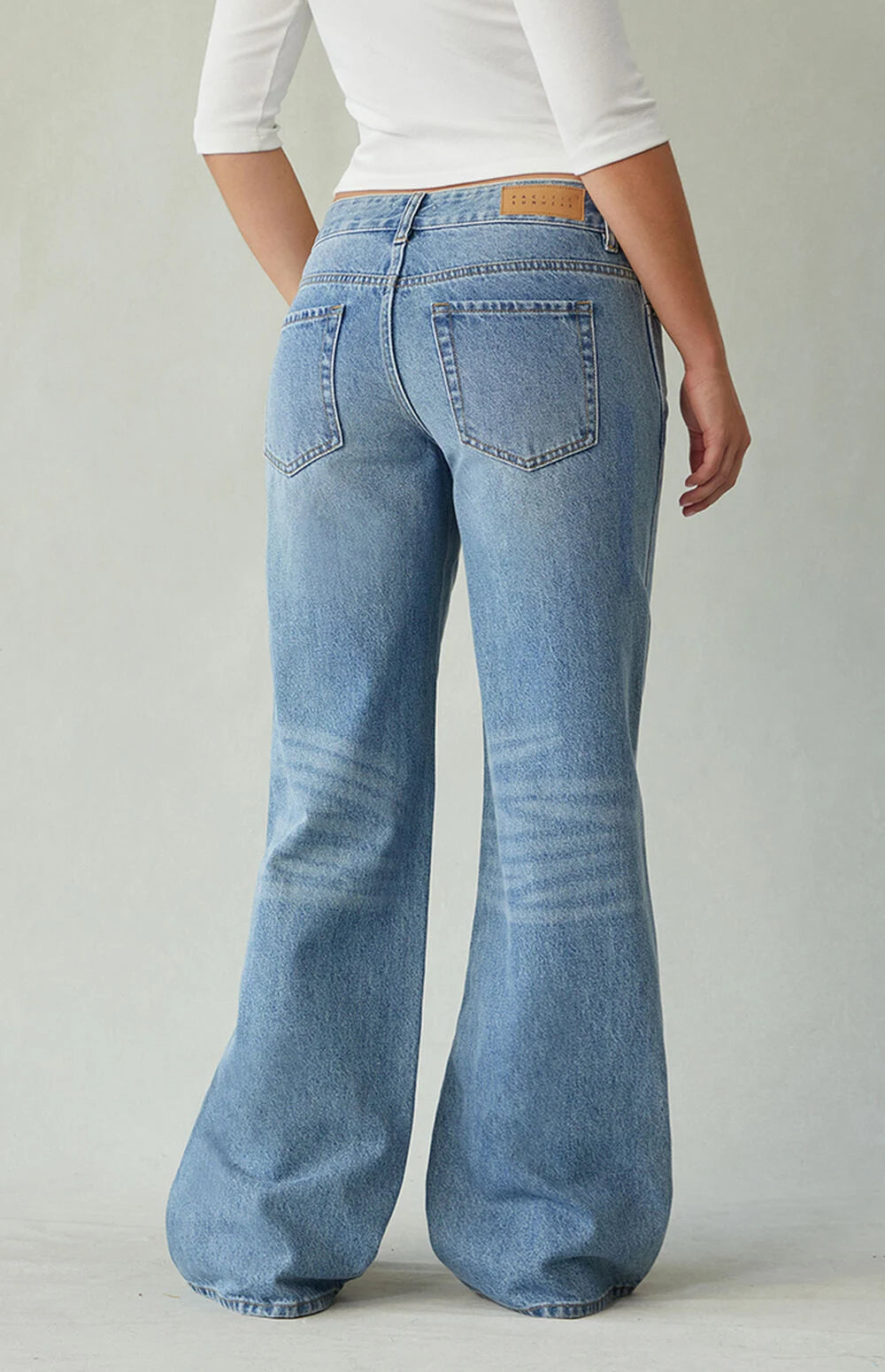 Nordyx™Lav midje baggy jeans