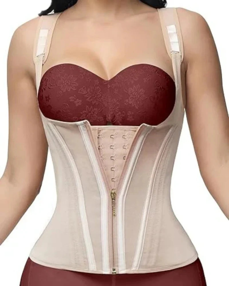Nordyx™Midjeformende shapewear med justerbare skulderstropper og effektiv magestøtte