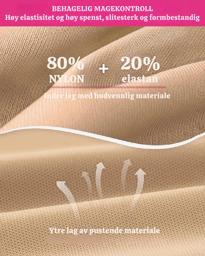 Nordyx™Midjeformende shapewear med justerbare skulderstropper og effektiv magestøtte