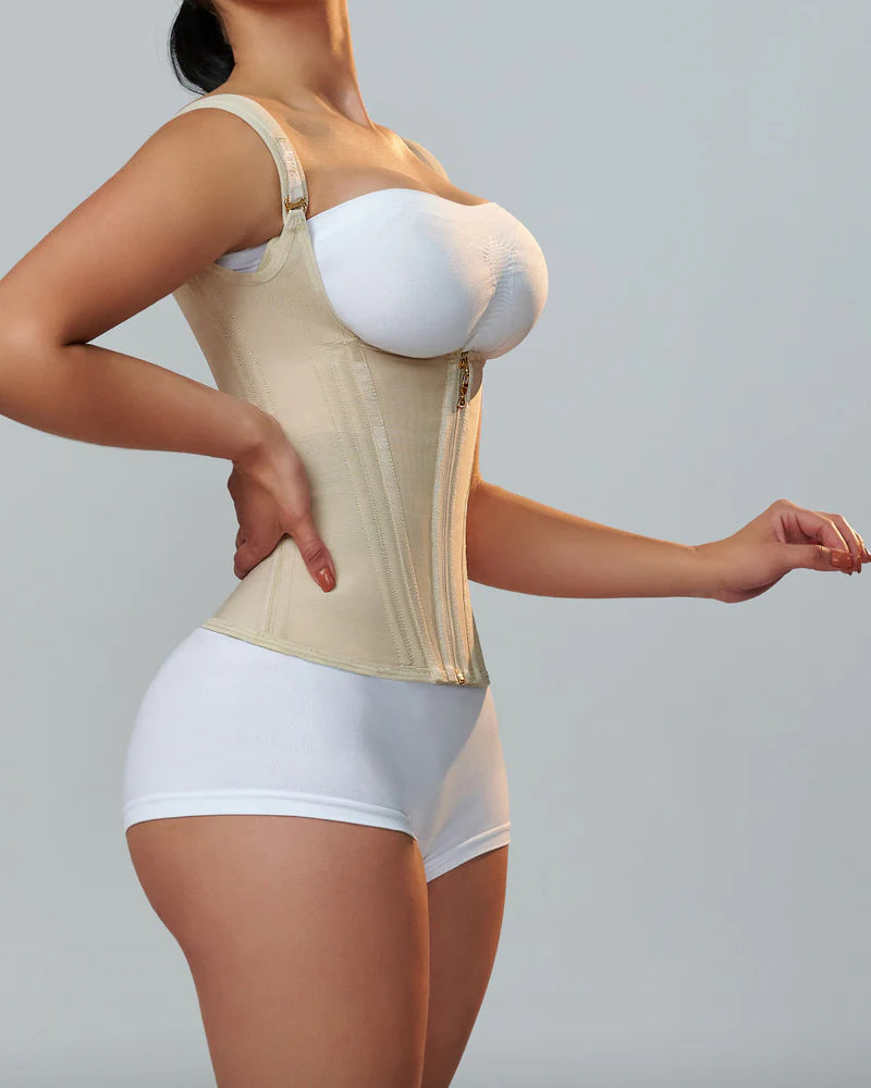 Nordyx™Midjeformende shapewear med justerbare skulderstropper og effektiv magestøtte