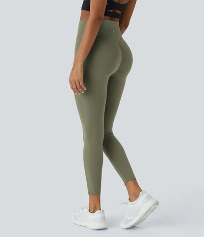 Nordyx UltraSculpt™ Høytlivs Scrunch Rumpeløftende Treningsleggings med Magekontroll og Lommer