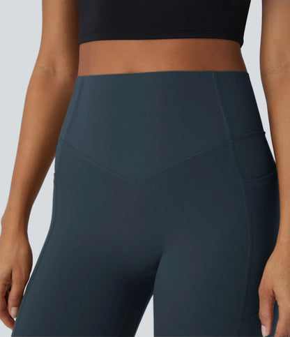 Nordyx UltraSculpt™ Høytlivs Scrunch Rumpeløftende Treningsleggings med Magekontroll og Lommer
