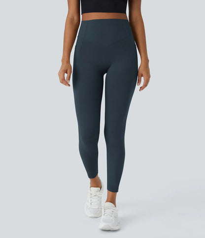 Nordyx UltraSculpt™ Høytlivs Scrunch Rumpeløftende Treningsleggings med Magekontroll og Lommer