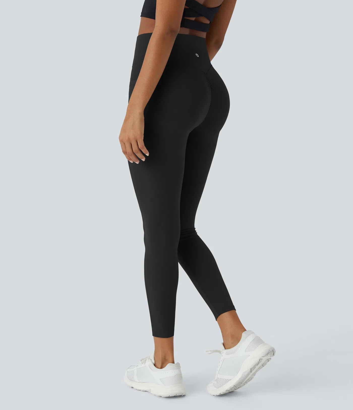 Nordyx UltraSculpt™ Høytlivs Scrunch Rumpeløftende Treningsleggings med Magekontroll og Lommer
