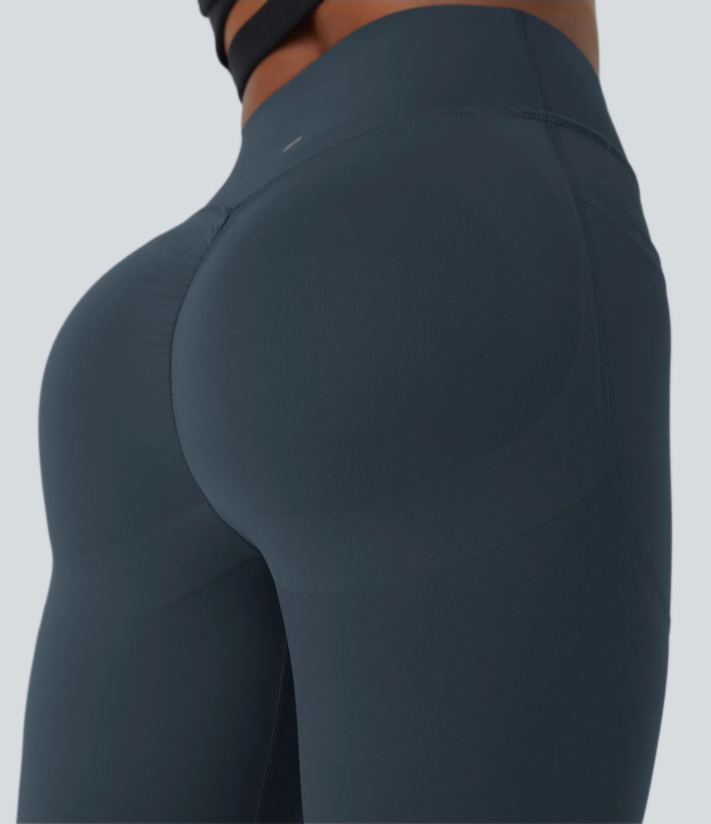 Nordyx UltraSculpt™ Høytlivs Scrunch Rumpeløftende Treningsleggings med Magekontroll og Lommer