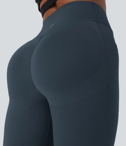 Nordyx UltraSculpt™ Høytlivs Scrunch Rumpeløftende Treningsleggings med Magekontroll og Lommer
