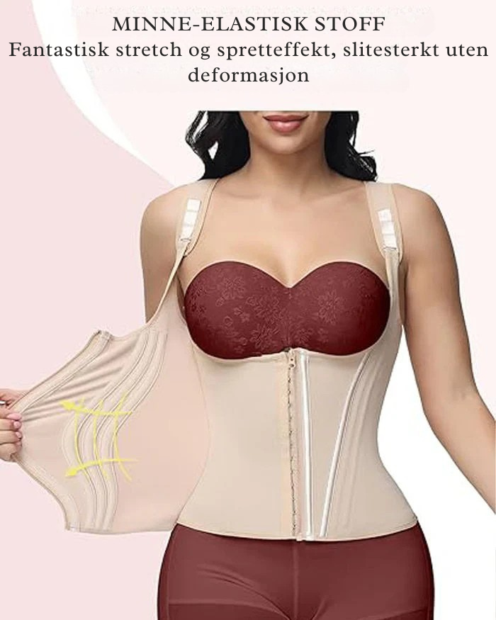 Nordyx™Midjeformende shapewear med justerbare skulderstropper og effektiv magestøtte