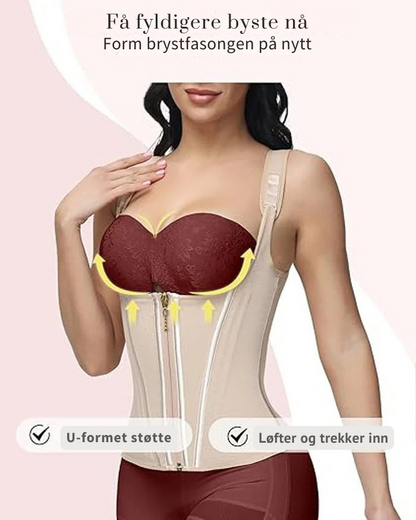 Nordyx™Midjeformende shapewear med justerbare skulderstropper og effektiv magestøtte