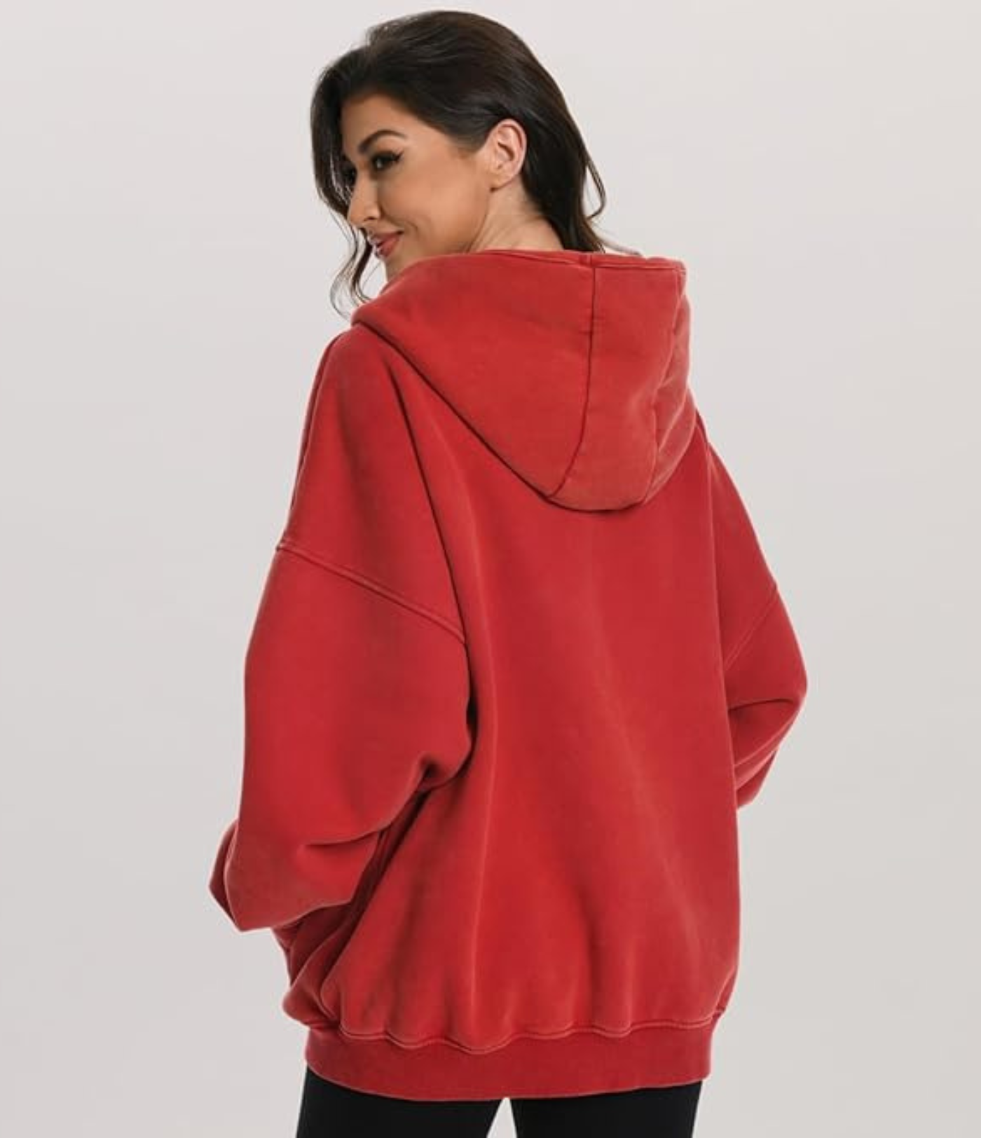 Nordyx™Den daglige oversized-hettegenseren med dobbeltglidelås