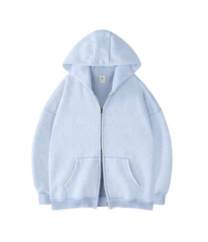 Nordyx™Den daglige oversized-hettegenseren med dobbeltglidelås