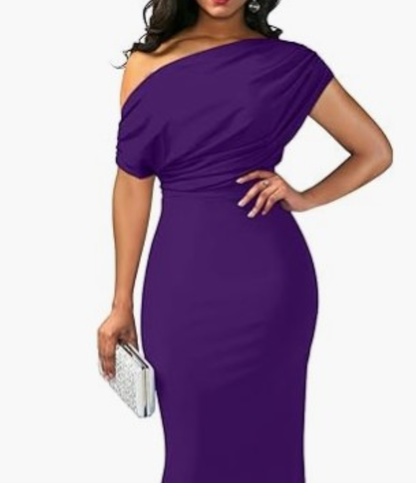 Nordyx™Elegant ermeløs skulder lang formell kjole