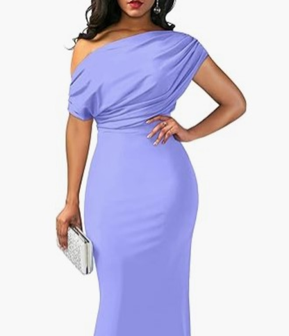 Nordyx™Elegant ermeløs skulder lang formell kjole