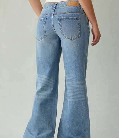 Nordyx™Lav midje baggy jeans