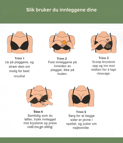 Nordyx™Sticky Inserts – Ultra løft & boost, vaskbare & gjenbrukbare