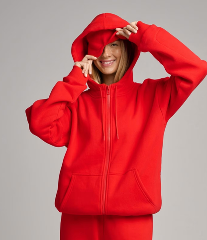 Airplane Mode Reise-hettejakke med glidelås