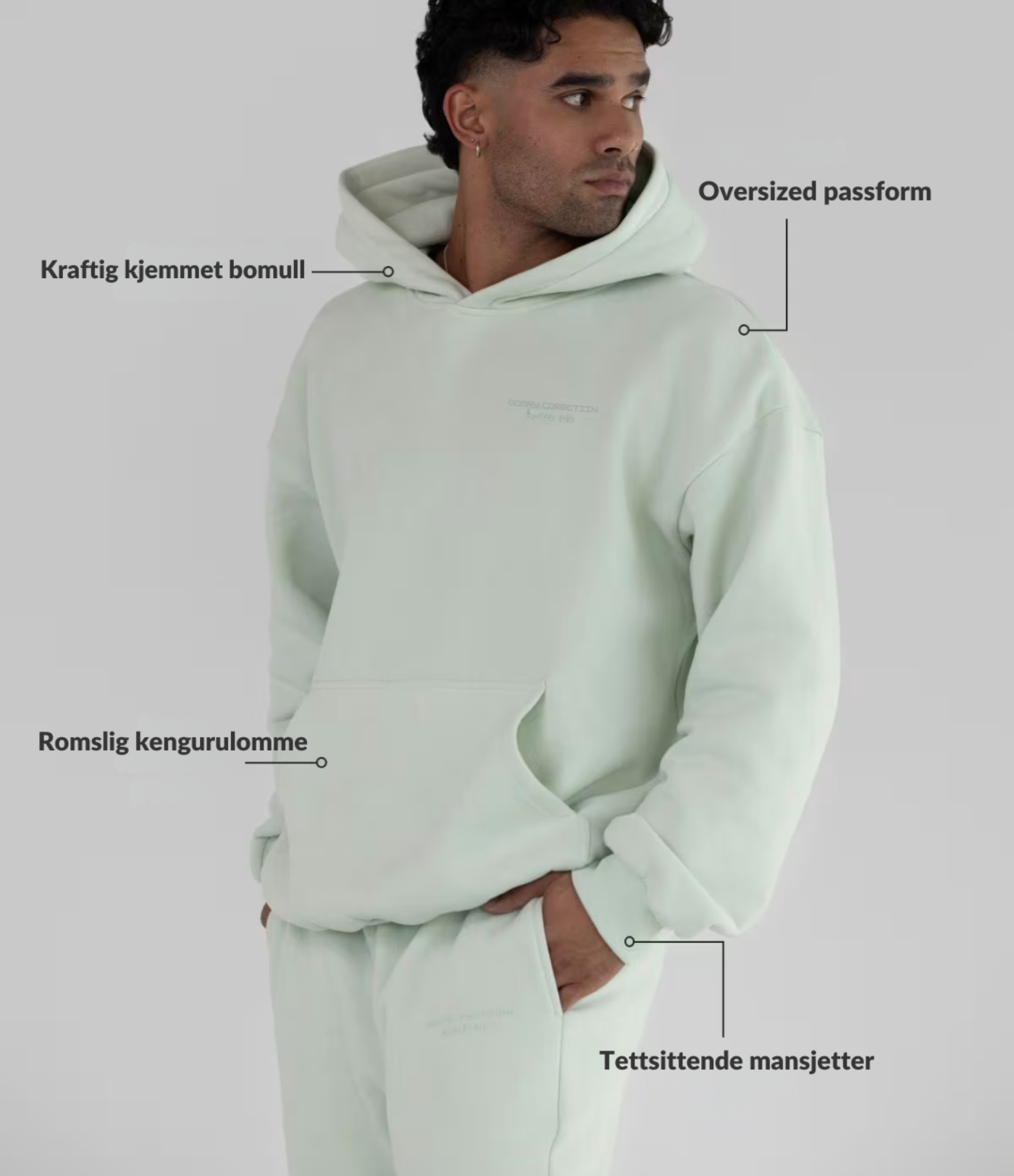 Nordyx™Pastellsky Hettegenser