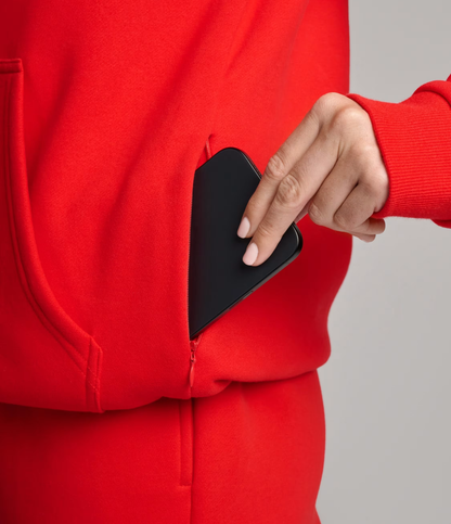 Airplane Mode Reise-hettejakke med glidelås