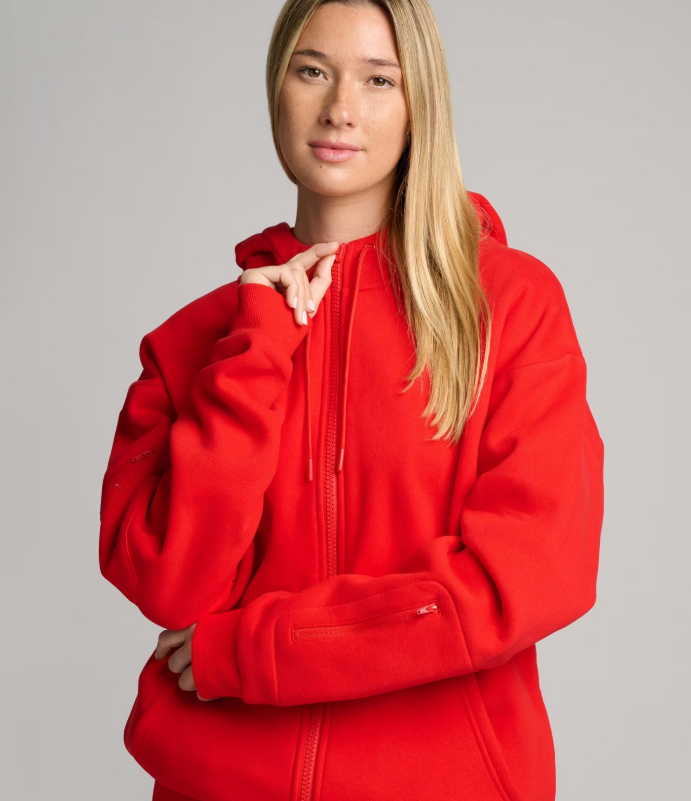 Airplane Mode Reise-hettejakke med glidelås