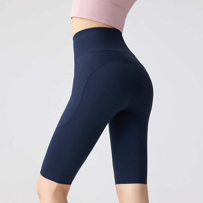 Nordyx UltraSculpt™ Høyt Liv, Rumpeformende & Magekontrollerende Treningssykkelshorts med Sidelomme
